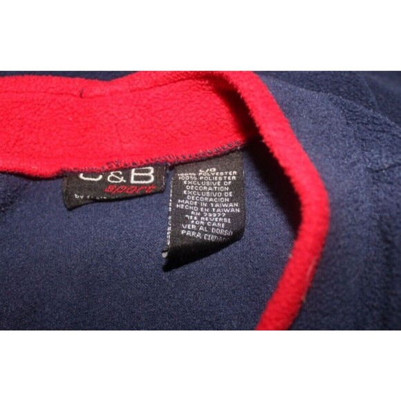 Croft & Barrow Fleece Sweatshirt Women's L Blue Christmas Winter Snowman Grandma - Picture 4 of 4